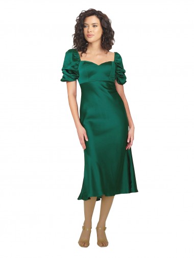 Short Sleeves Hunter Low Back A-Line Sweetheart Formal Evening Gown / Prom Dress / Bridesmaid Dress Geelong