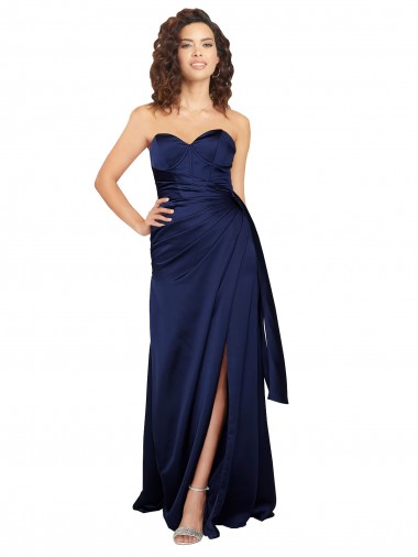 Sleeveless Sapphire A-Line Sweetheart Formal Evening Gown / Prom Dress / Bridesmaid Dress Geelong