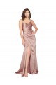 Sleeveless Dusty Pink V-Back Sheath V-Neck Black Tie Evening Gown / Prom Dress / Bridesmaid Dress Geelong