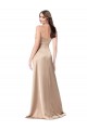 Sleeveless Champagne Pink Low Back A-Line Spaghetti Straps Formal Evening Gown / Prom Dress / Bridesmaid Dress Geelong