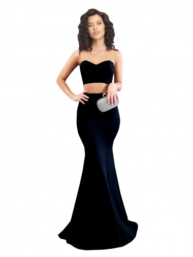 Sleeveless Black Low Back Mermaid High Neck Formal Evening Gown / Prom Dress / Bridesmaid Dress Geelong