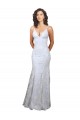 Sleeveless White Backless Mermaid V-Neck Formal Evening Gown / Prom Dress / Bridesmaid Dress Geelong