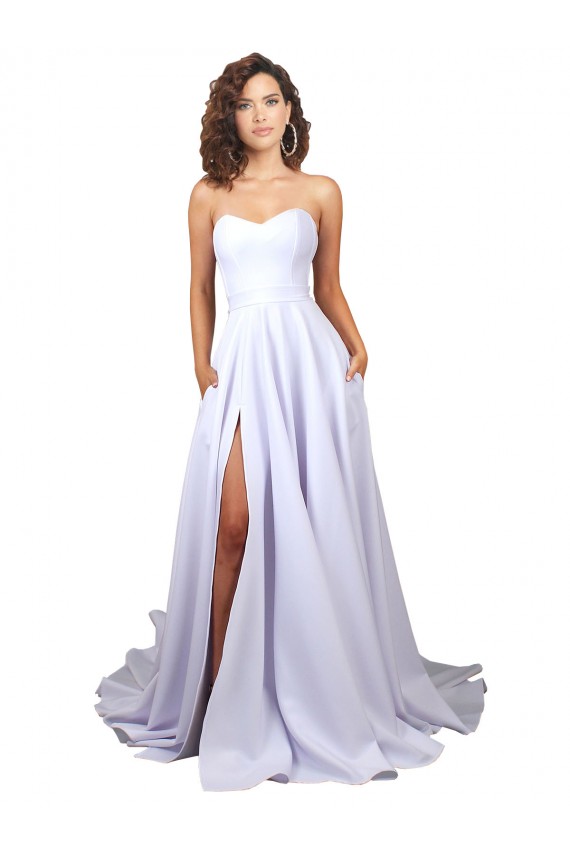 Sleeveless White A-Line Sweetheart Beach Wedding Dress Geelong