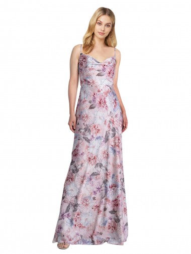 Sleeveless A-Line Cowl Neck Formal Evening Gown / Bridesmaid Dress Geelong