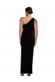 Sleeveless Black Sheath One Shoulder Formal Evening Gown / Prom Dress / Bridesmaid Dress Geelong